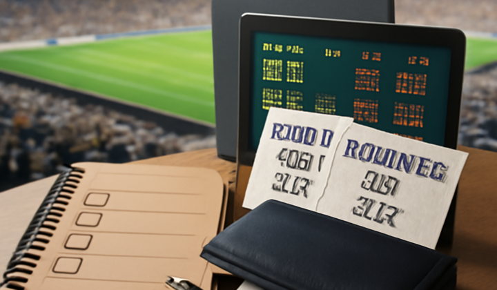 Spread, moneyline, total: how to read the ticket terms — editorial illustration for Ticket Terms